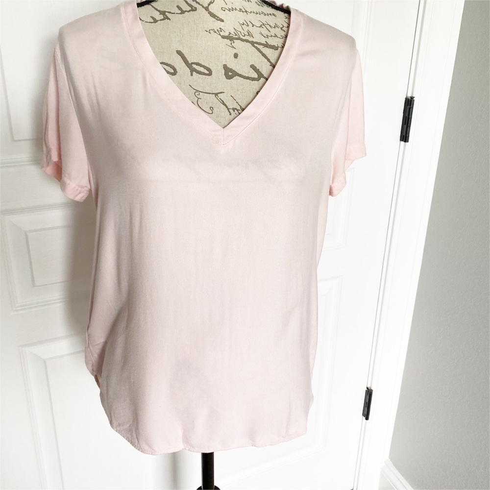 Chelsea & Violet Pink High Low T-shirt S *VIDEO*